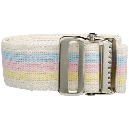 MCKESSON Gait Belt 60" Length Pastel Stripe 858